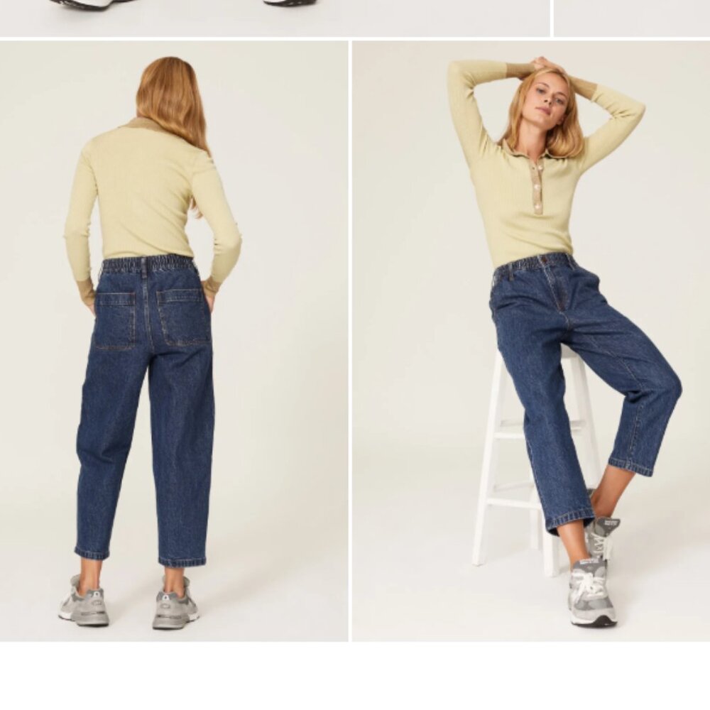 Madewell Indigo Balloon Jeans - Picture 3 of 3